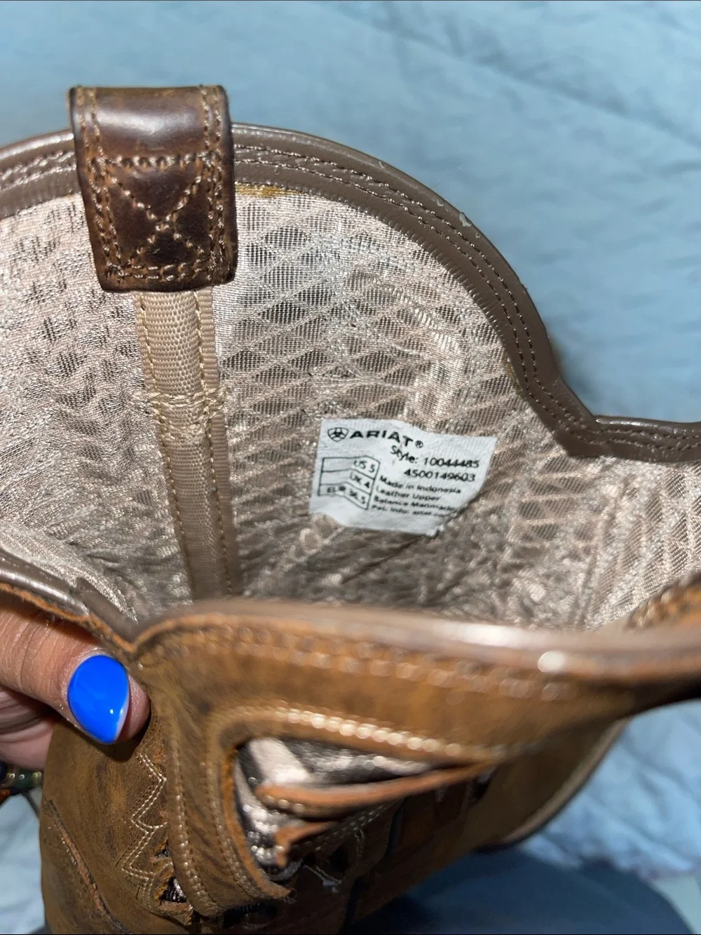 Youth Brown Leather ariat Boots